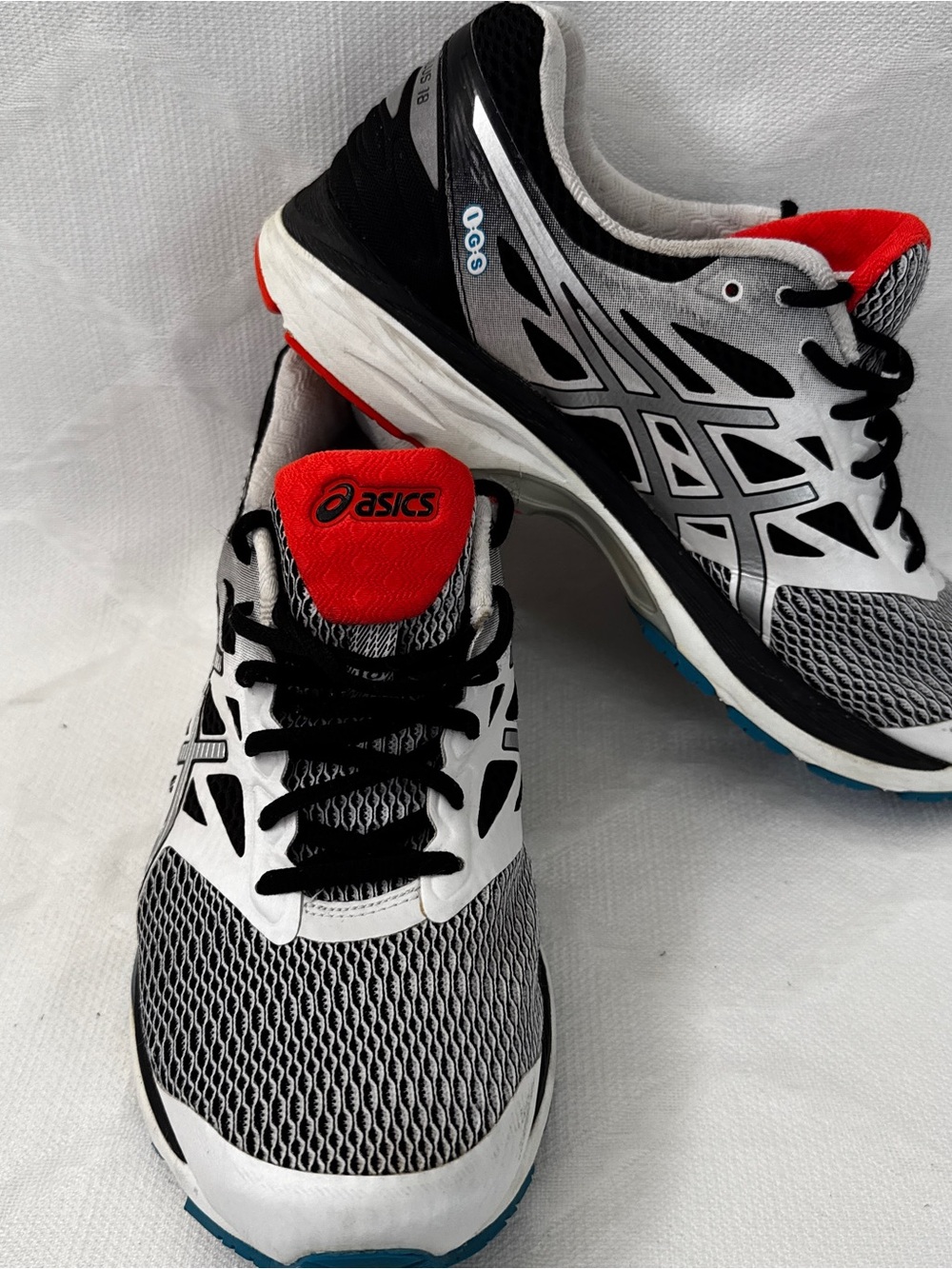ASICS Gel Cumulus 18 Mens US 9 EU 42.5 Running Shoes Gray Black T6C3N